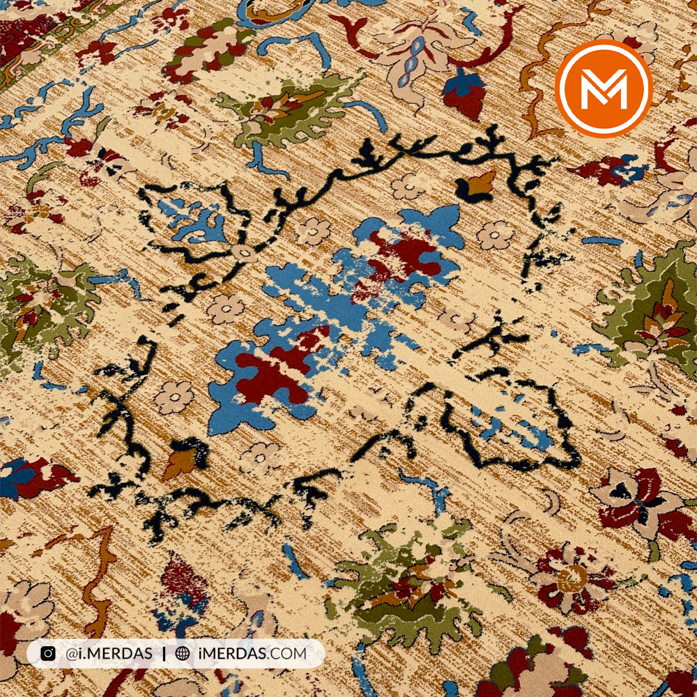 فرش گبه سلطان زمینه بژ